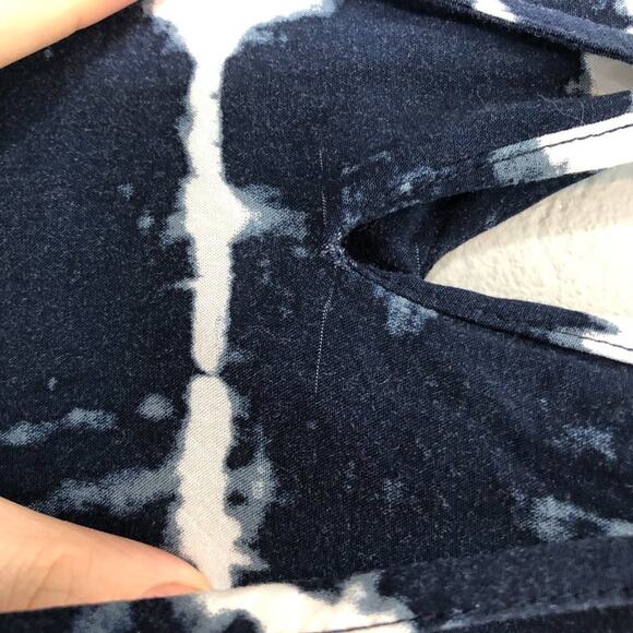 LOFT Tie Dye Suspended Neck Halter Romper Playsuit 6 - Picture 8 of 10